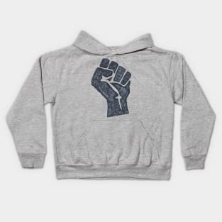 Hand Drawn Fist Kids Hoodie